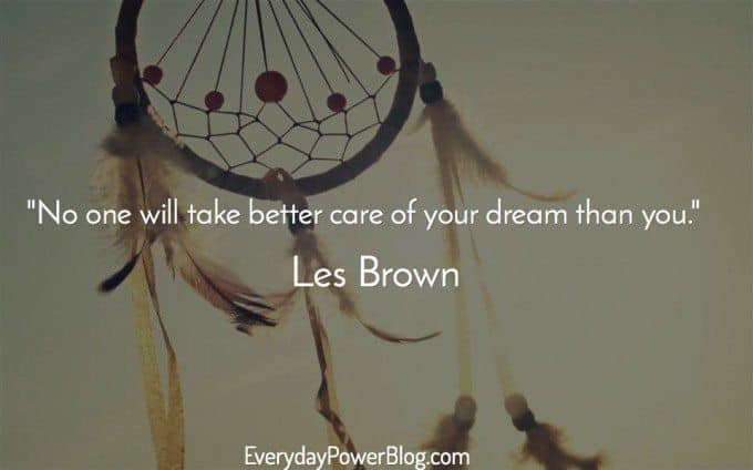 Les Brown quote about dreams