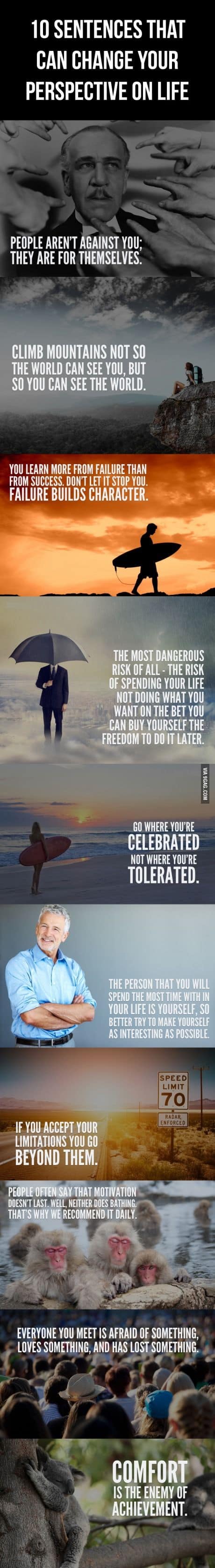 10 sentences that can change your life