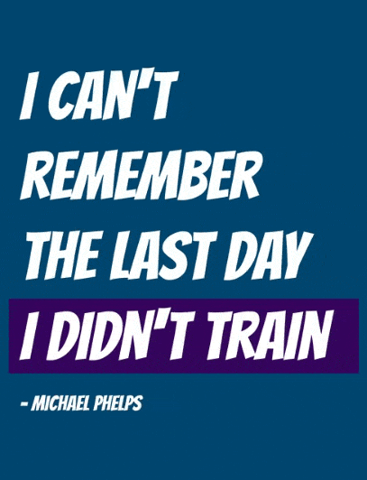 Credence Collections Michael Phelps Motivational Quotes Pós 