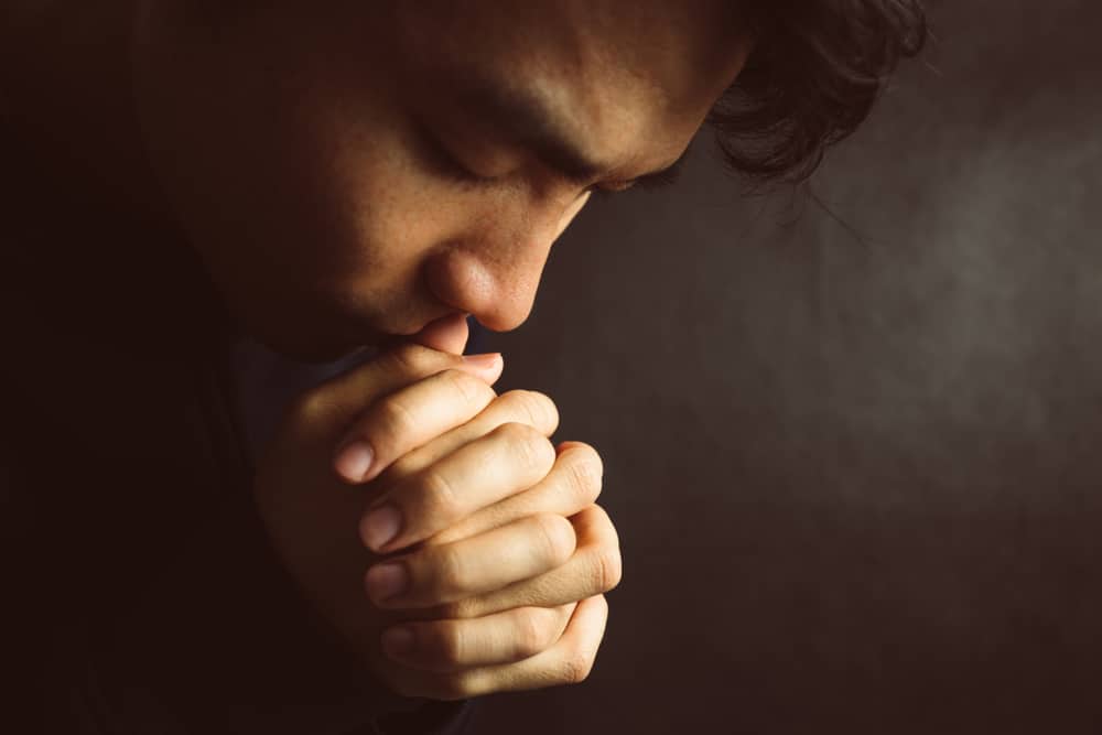 A Man Praying