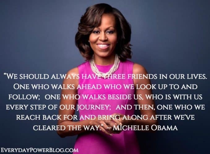 Michelle Obama quotes about friends