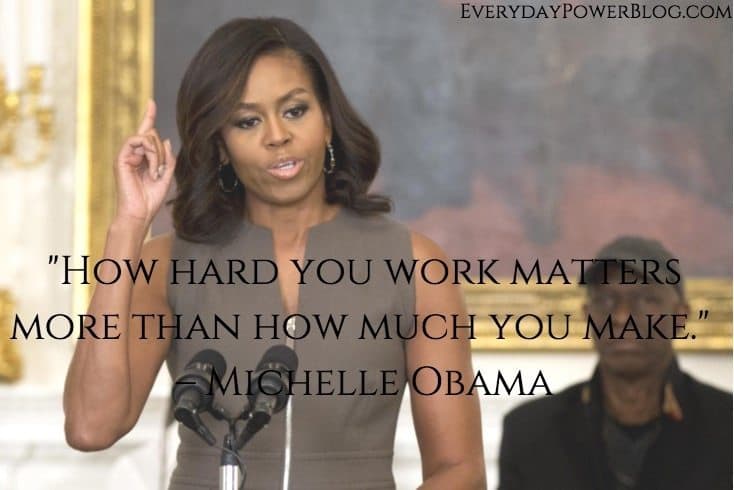 Michelle Obama quotes about hard work