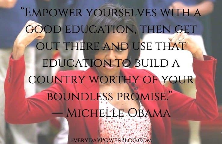 Michelle Obama quotes about education