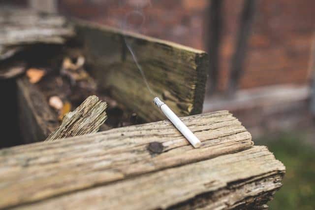 quit smoking cigarette wood