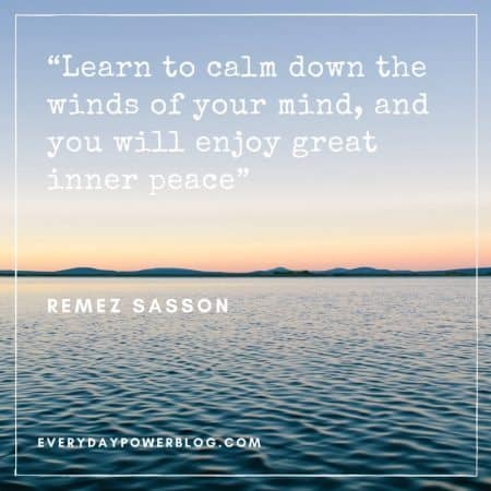 quotes on being calm