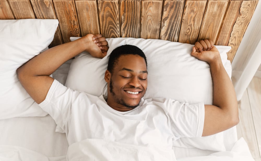 A Picture of a Man in Bed