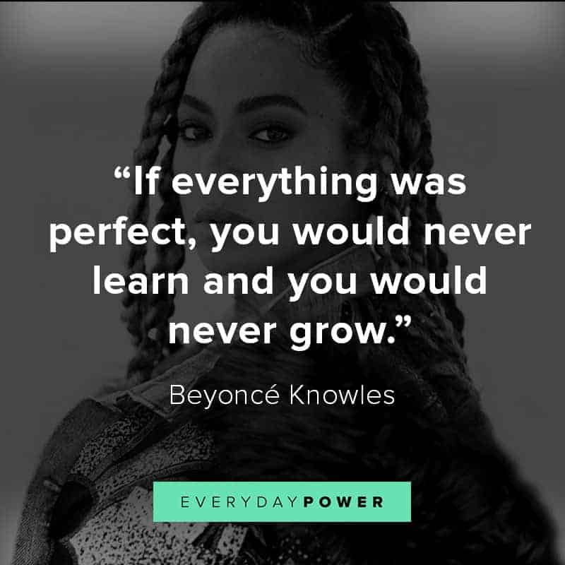 Inspirational Beyoncé quotes on love and life