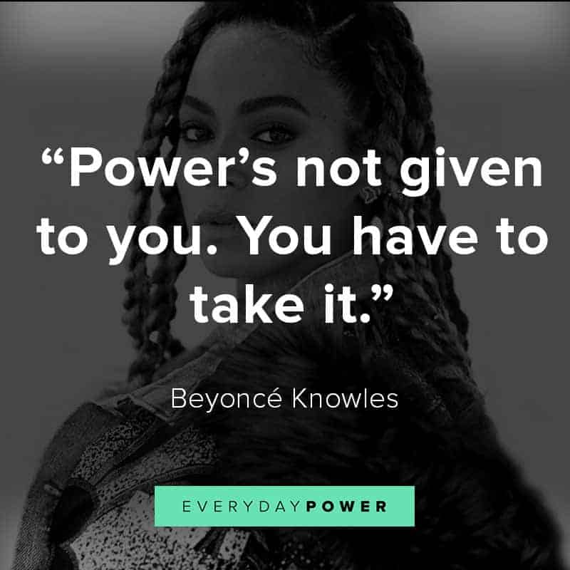 Empowering Beyoncé quotes about success and knowing your worth