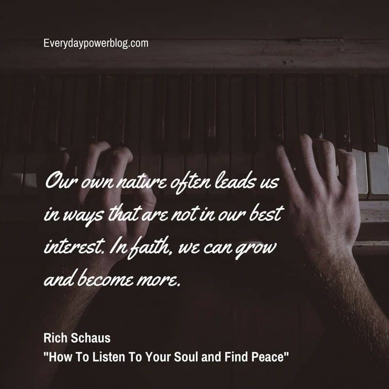 Listen To Your Soul and Find Peace