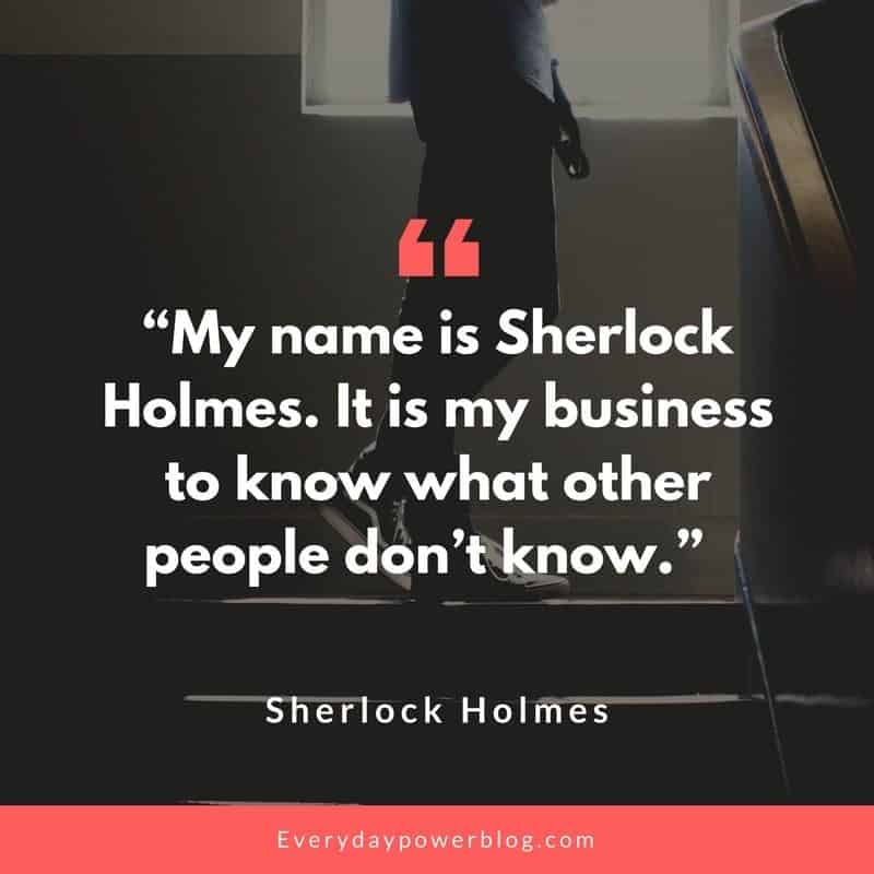 30 Sherlock Holmes Quotes About Mystery 21