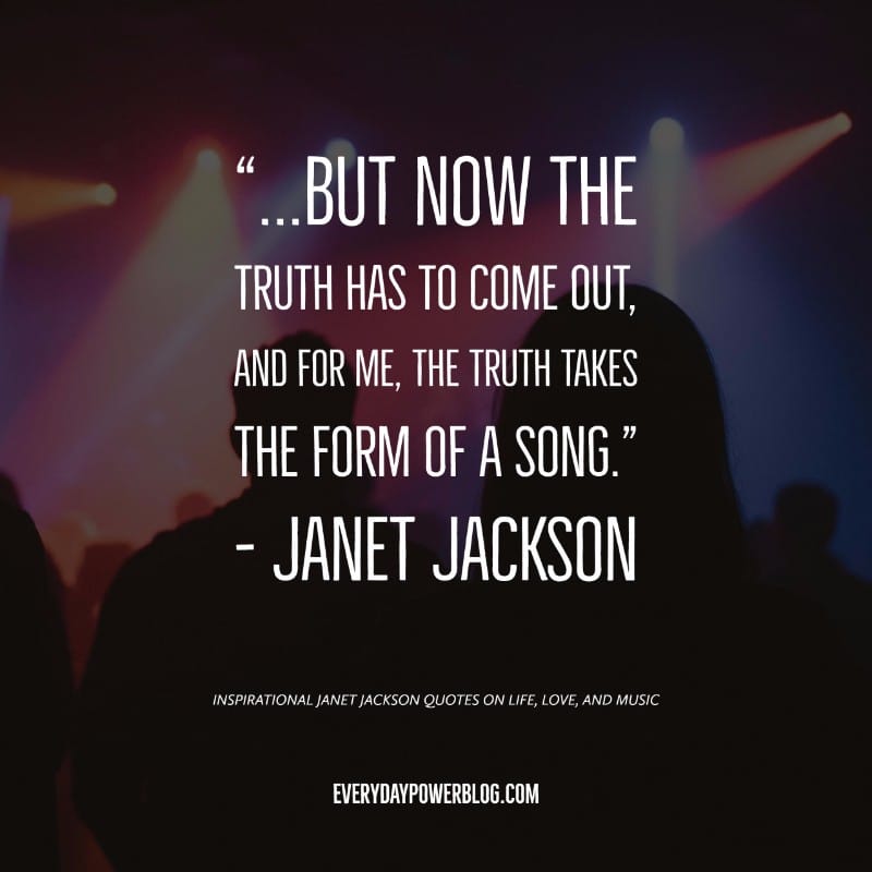 Inspirational Janet Jackson Quotes