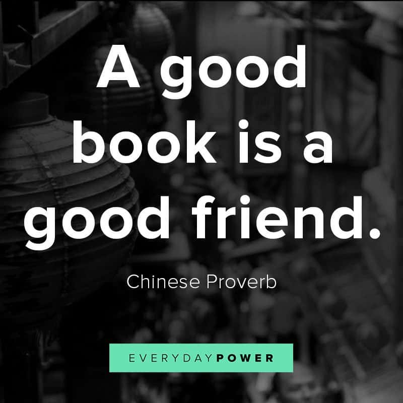 Famous Chinese proverbs about books