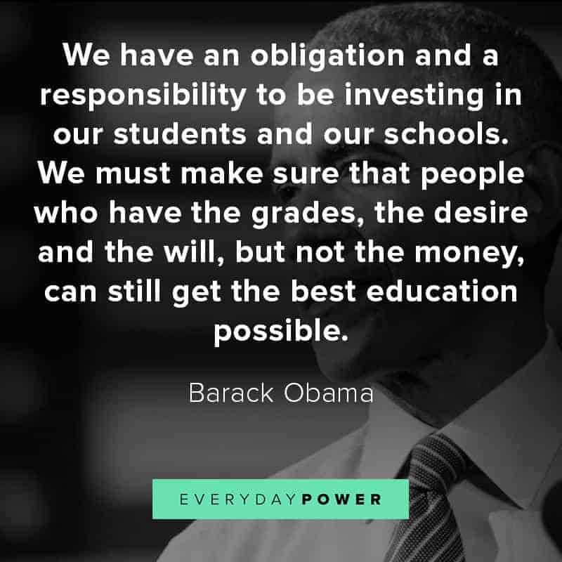 Barack Obama quotes about education