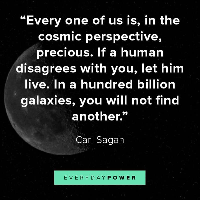 Carl Sagan quotes about our place in the universe