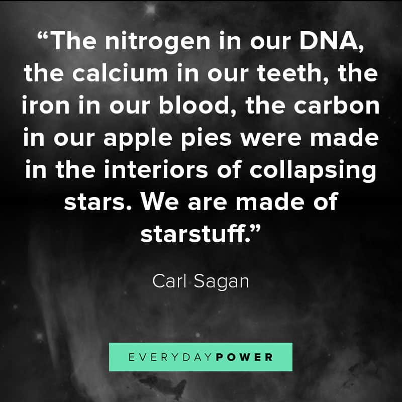 Carl Sagan quotes about our place in the universe