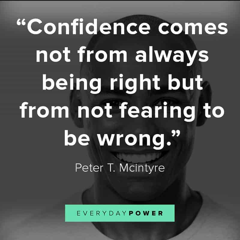 not confident quotes