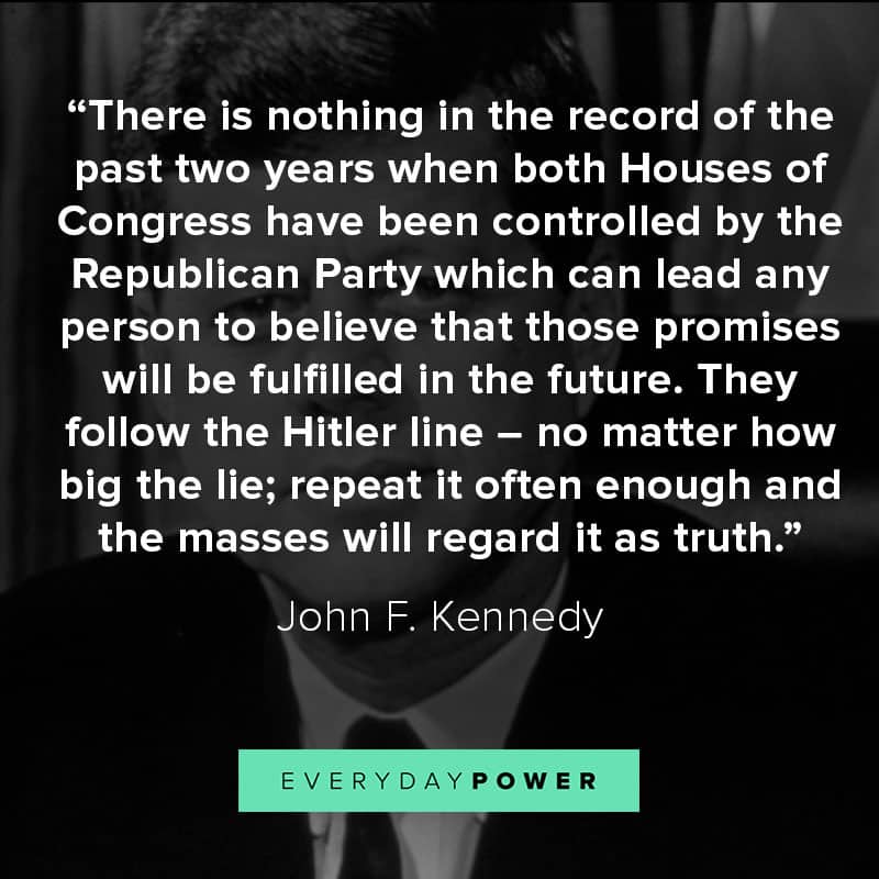 John F. Kennedy quotes on peace and politics