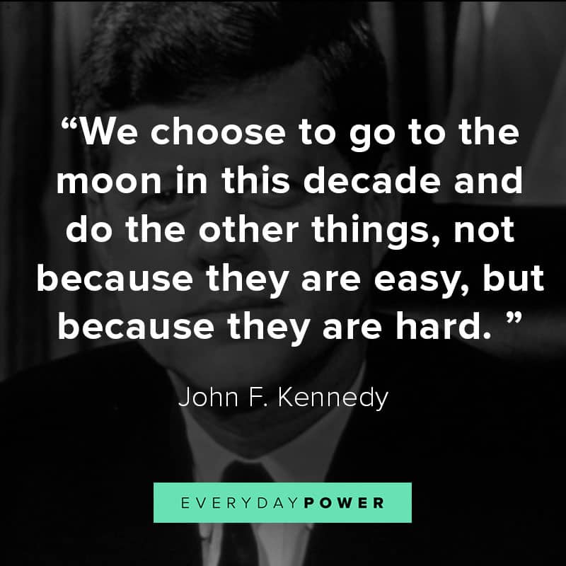 John F. Kennedy quotes about space