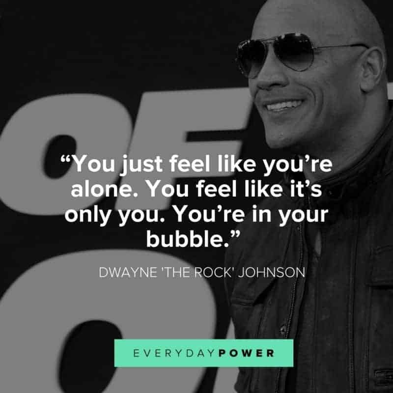 the rock quotes about depression