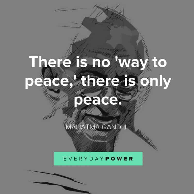 world peace quotes gandhi