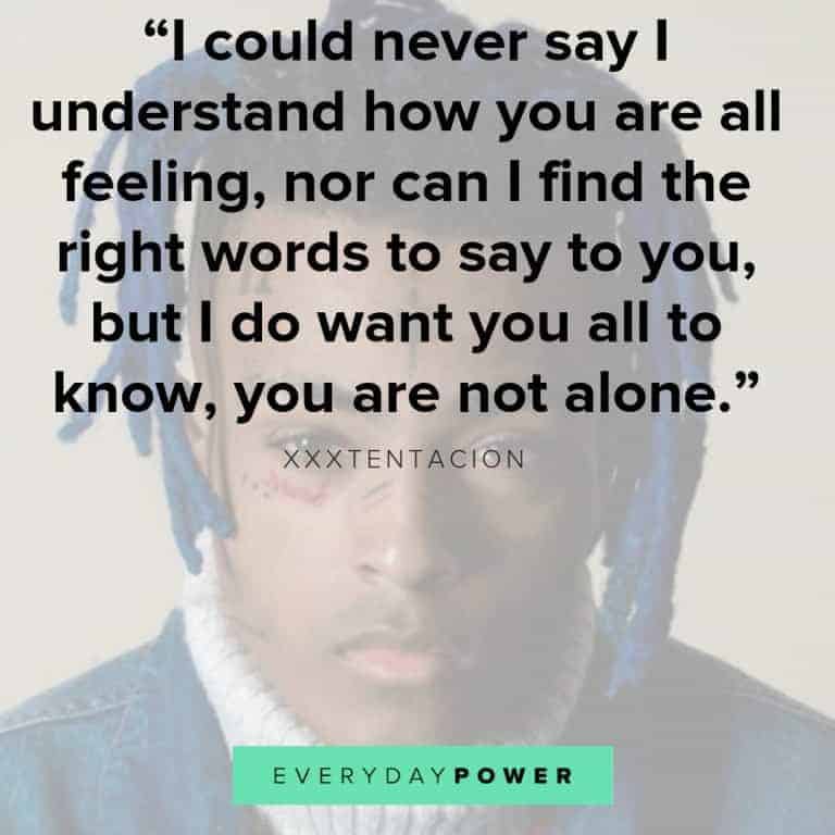 121 Xxxtentacion Quotes And Lyrics On Life And Depression