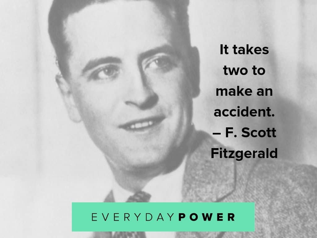 F. Scott Fitzgerald quotes on accidents