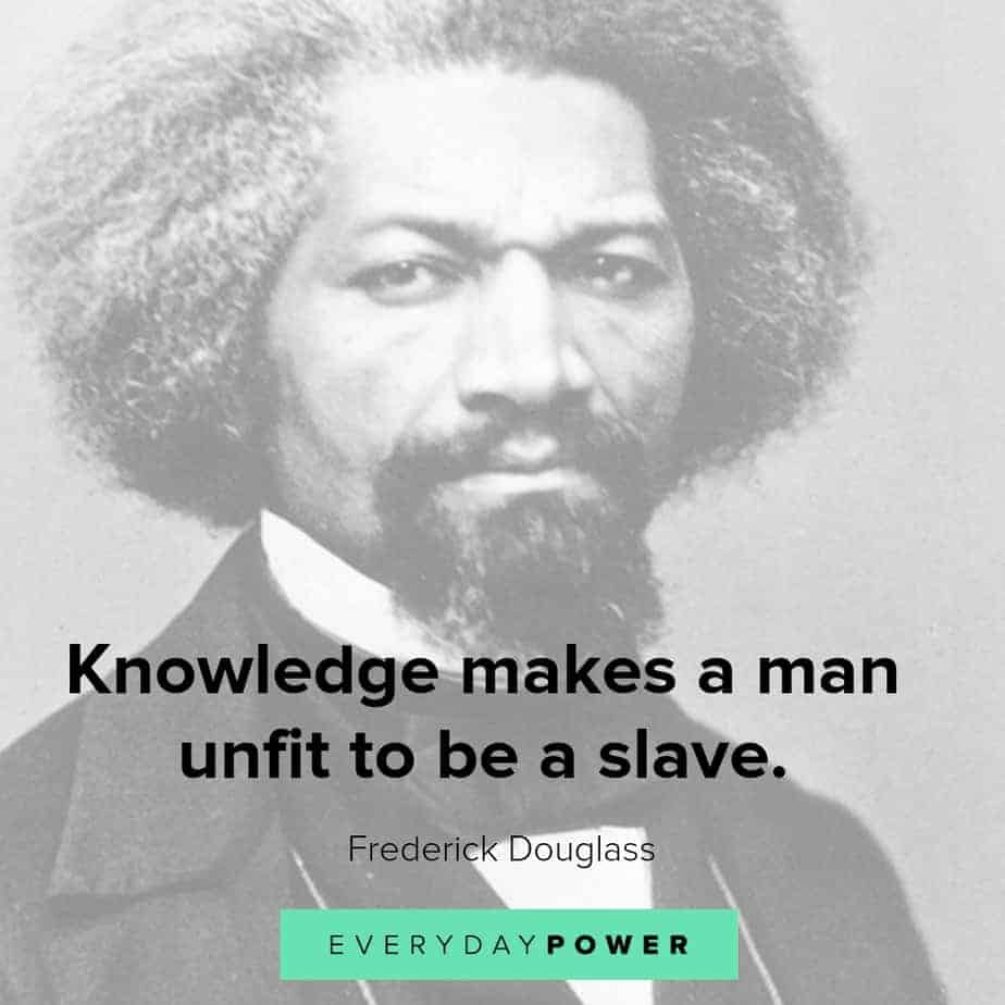 frederick douglass quotes about knowledge