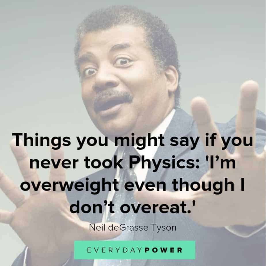 neil degrasse quotes about weight