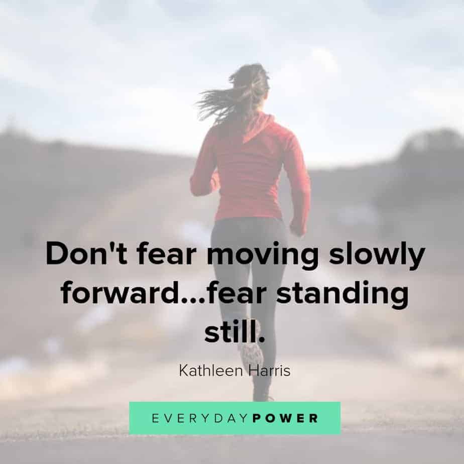 running quotes on fear
