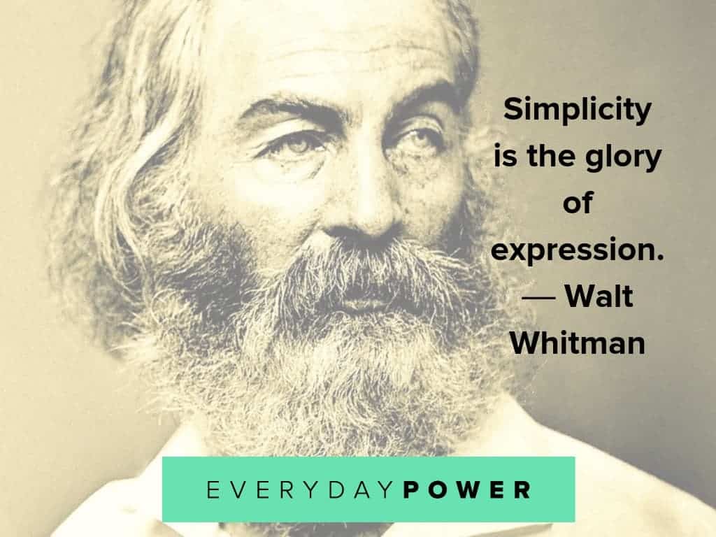 walt whitman quotes about expression