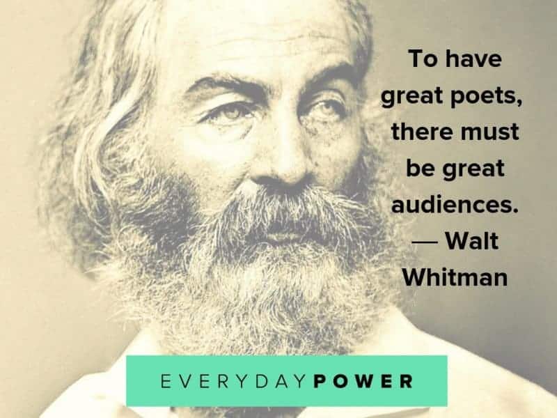 95 Walt Whitman Quotes on Love and Life (2022)