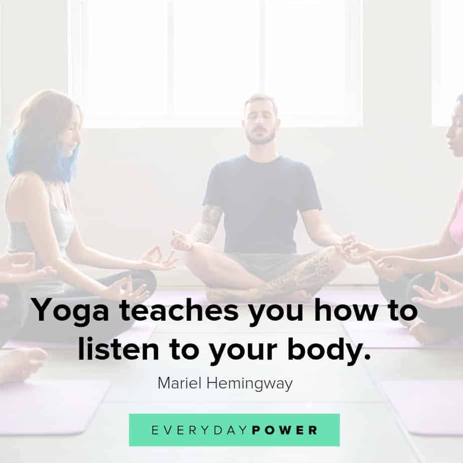 yoga quotes on what it teaches you