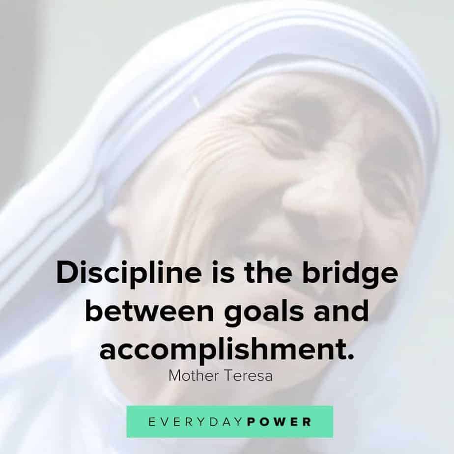 quotes by mother teresa on discipline