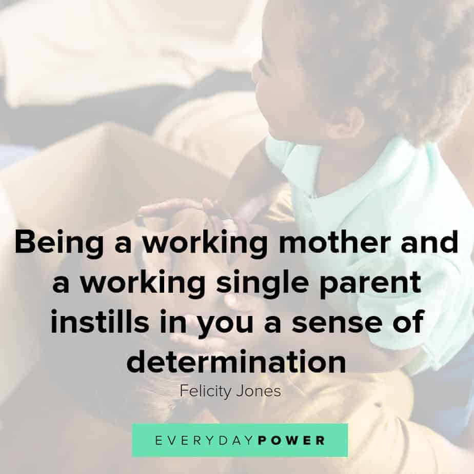 single mom quotes about determination