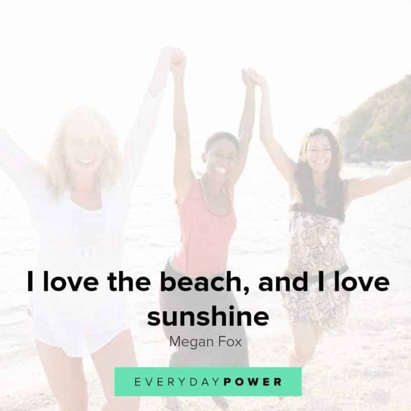 100 Beach Quotes and Captions About Sunshine & Paradise