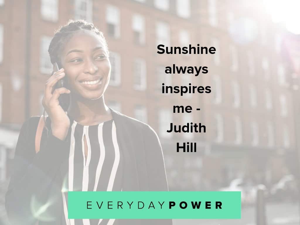 Sunshine quotes to give you more energy