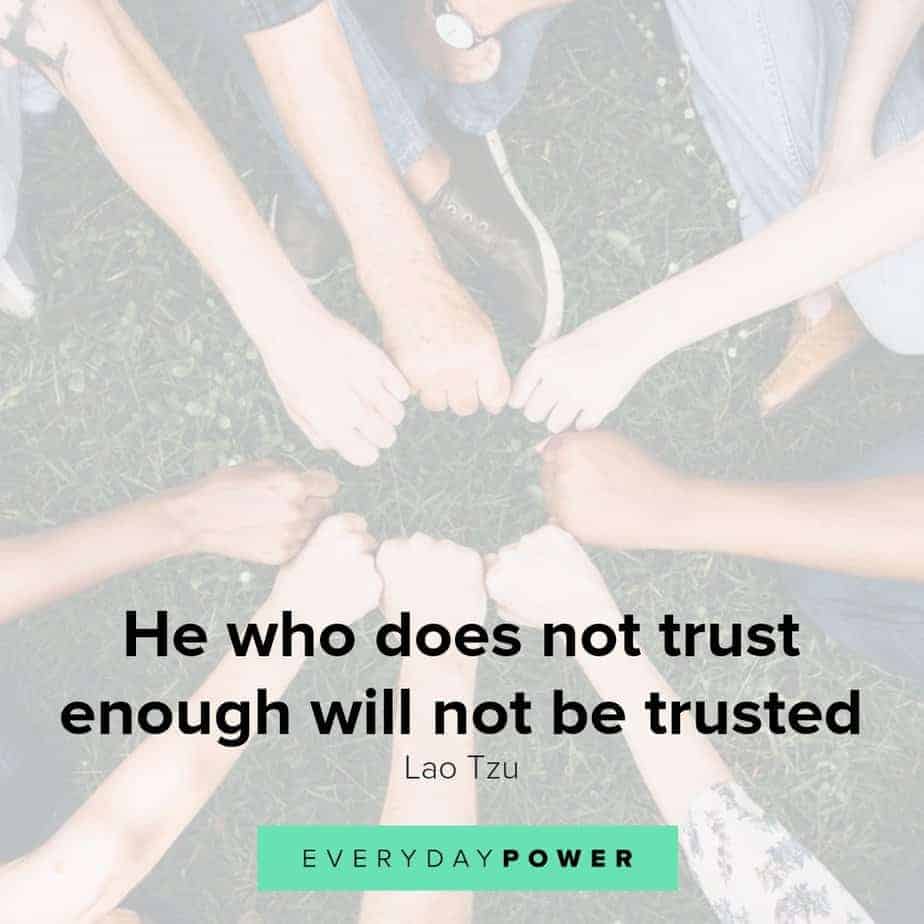 Trust quotes celebrating its role in our lives