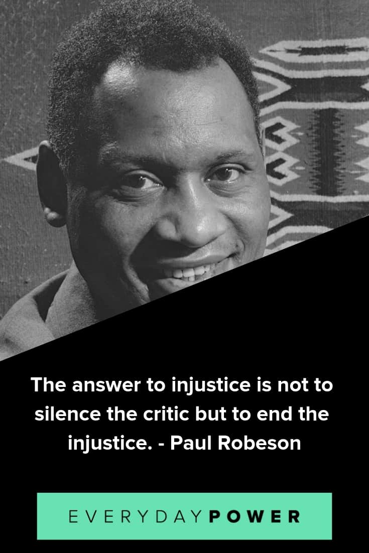 30 Paul Robeson Quotes Celebrating Peace and Responsibility (2021)