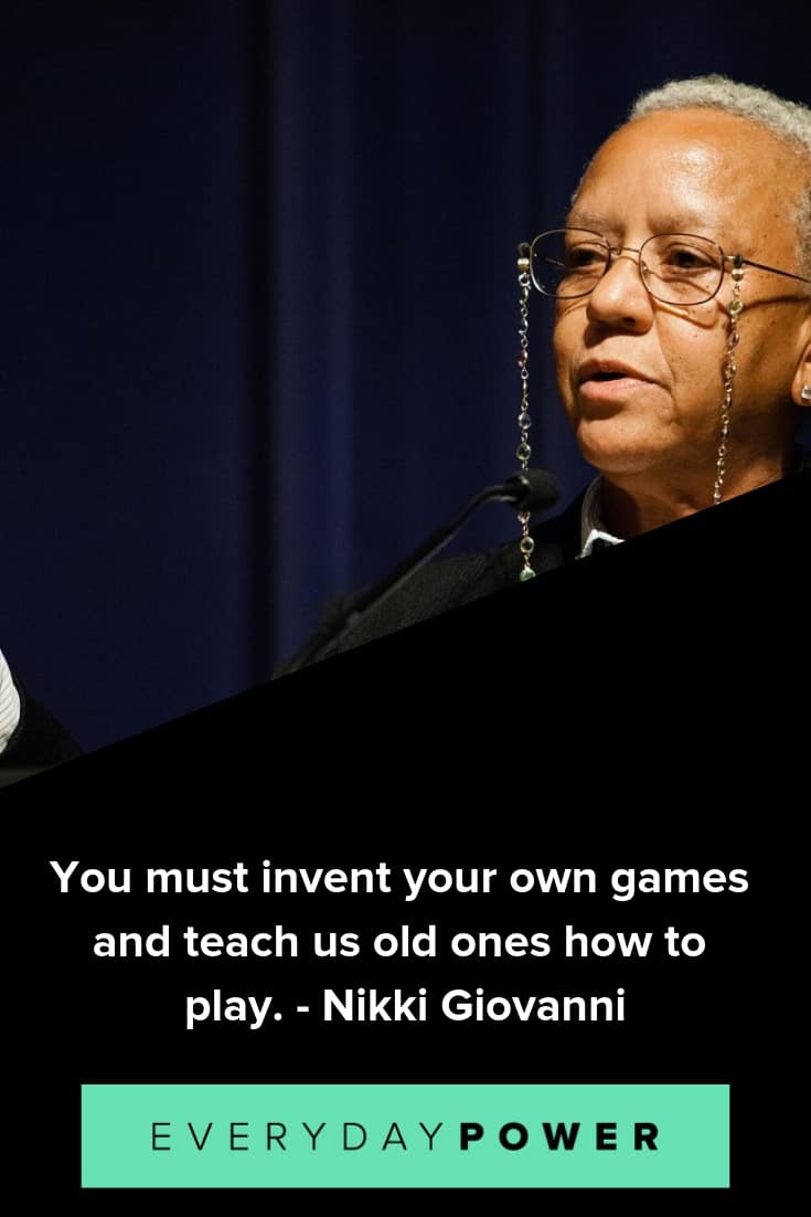 Nikki Giovanni quotes to inspire and teach