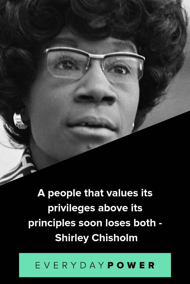 thought-provoking Shirley Chisholm quotes