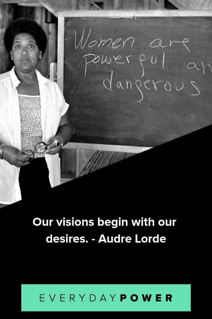 inspirational Audre Lorde quotes