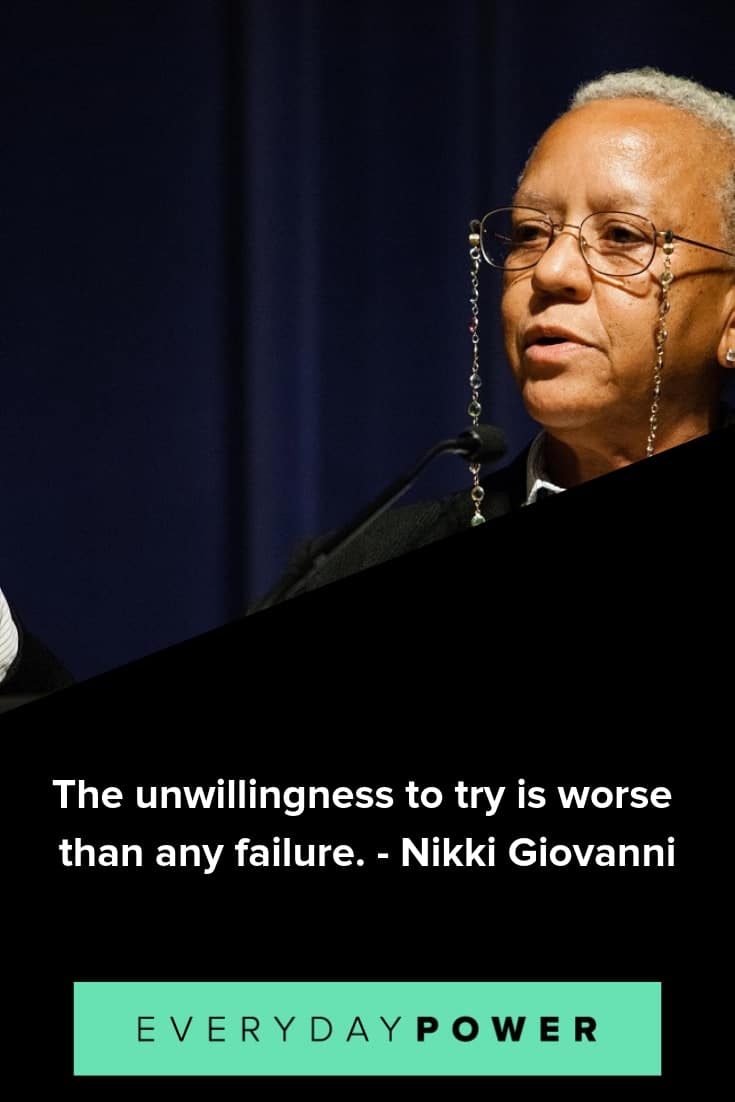 Nikki Giovanni quotes on life and creativity