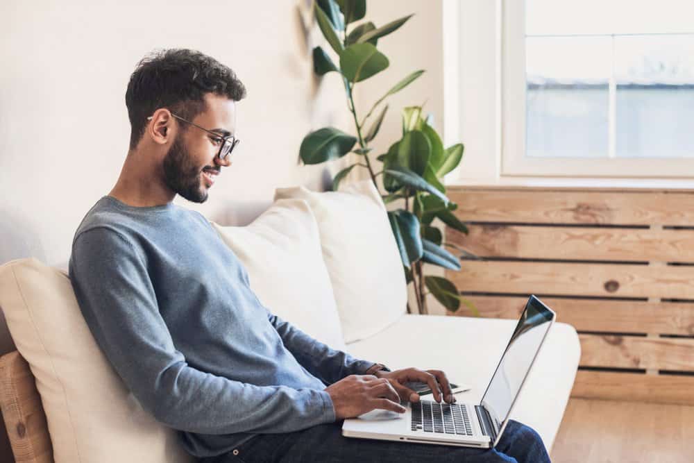 A Man with a Laptop
