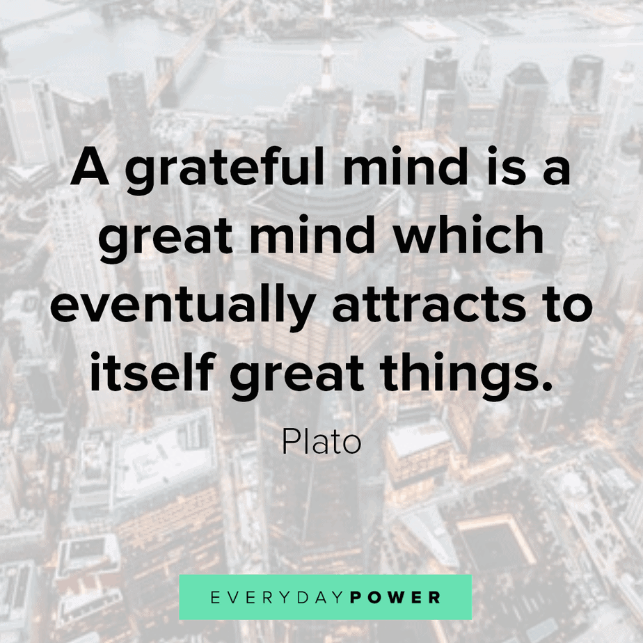 appreciation quotes about a grateful mind