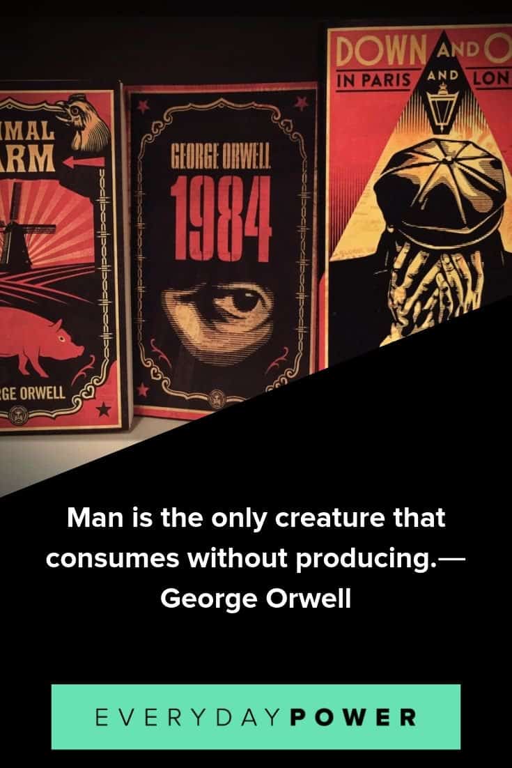 inspirational George Orwell quotes