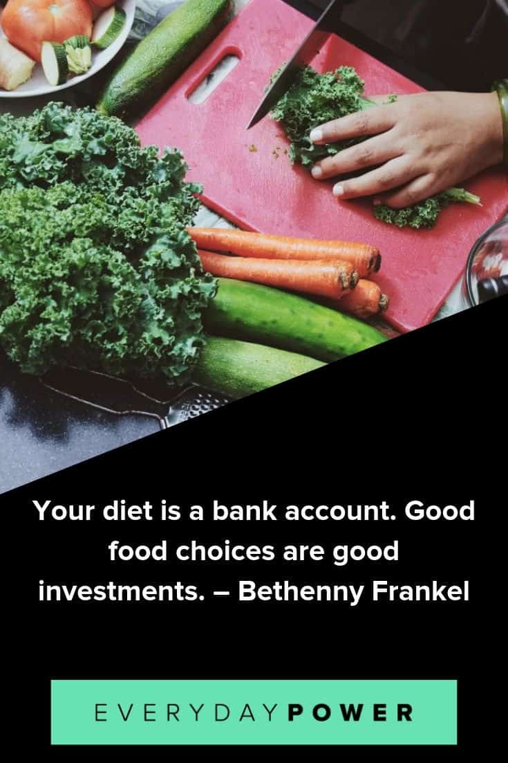 Healthy eating quotes to help you improve your diet