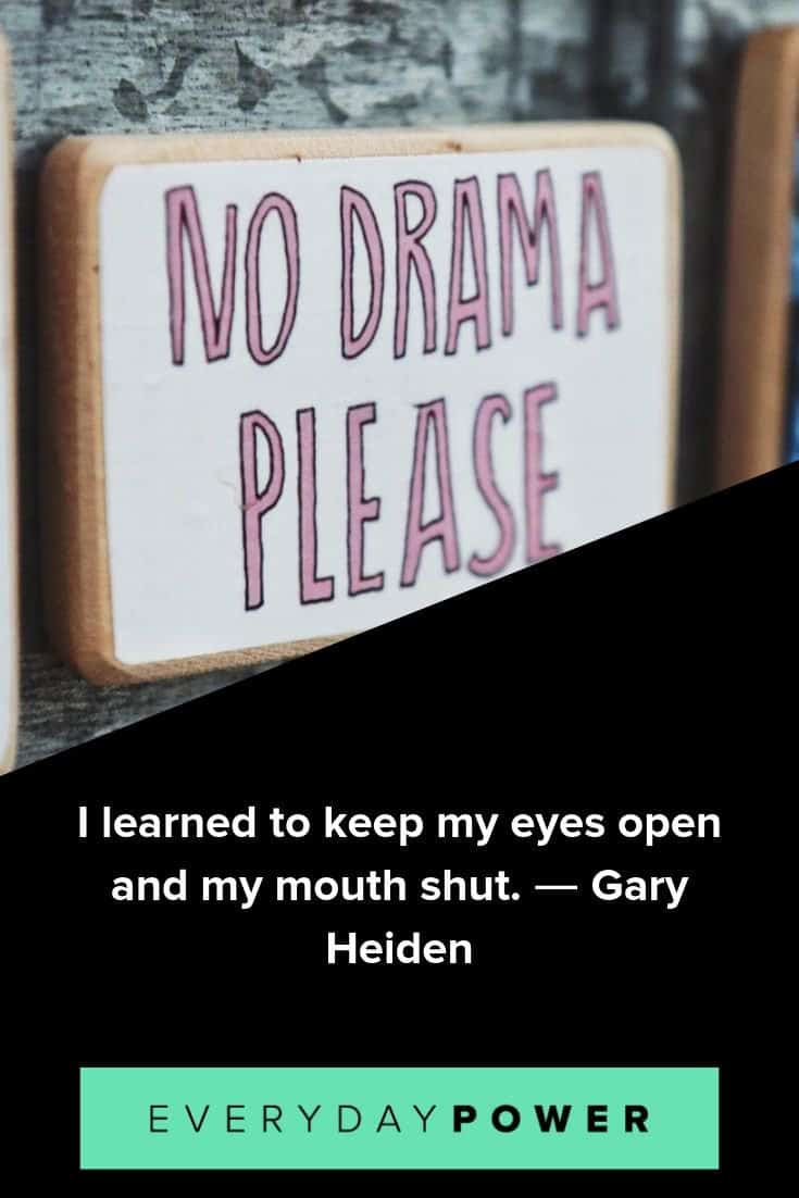 Quotes About Drama In Life