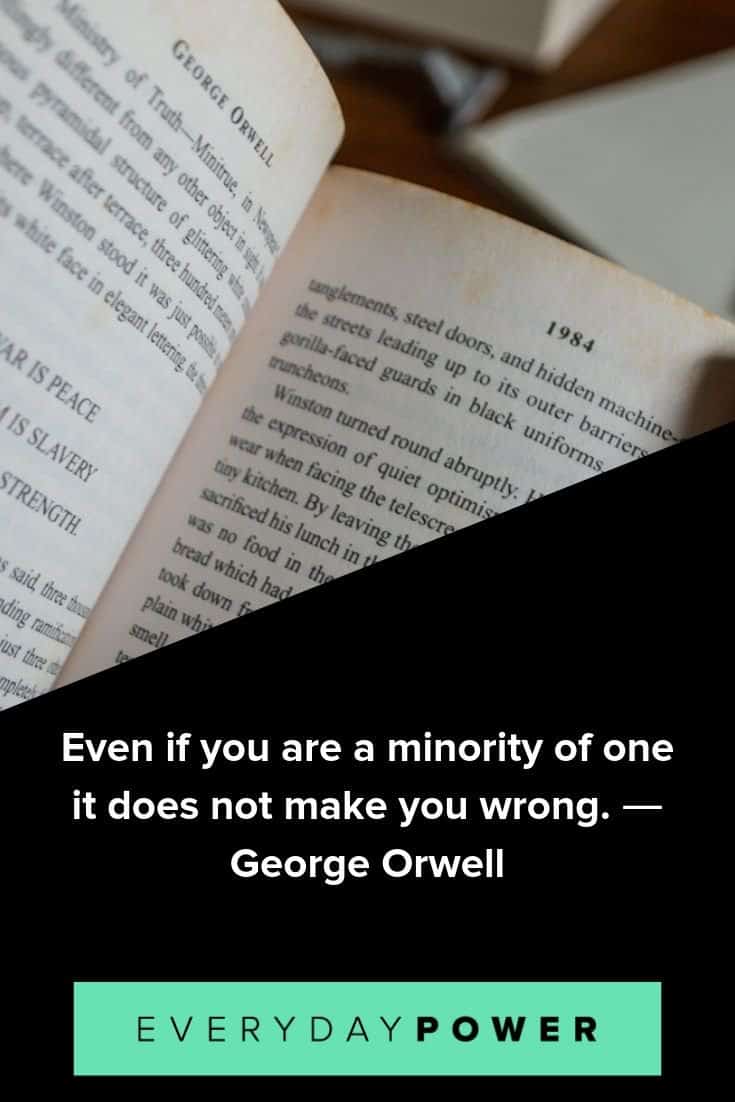 Featured image of post 1984 Book Quotes And Meanings - A hideous ecstasy of fear and vindictiveness, a desire to kill, to torture, to smash faces in with a sledgehammer, seemed to flow through the whole group of people like an electric current, turning one.