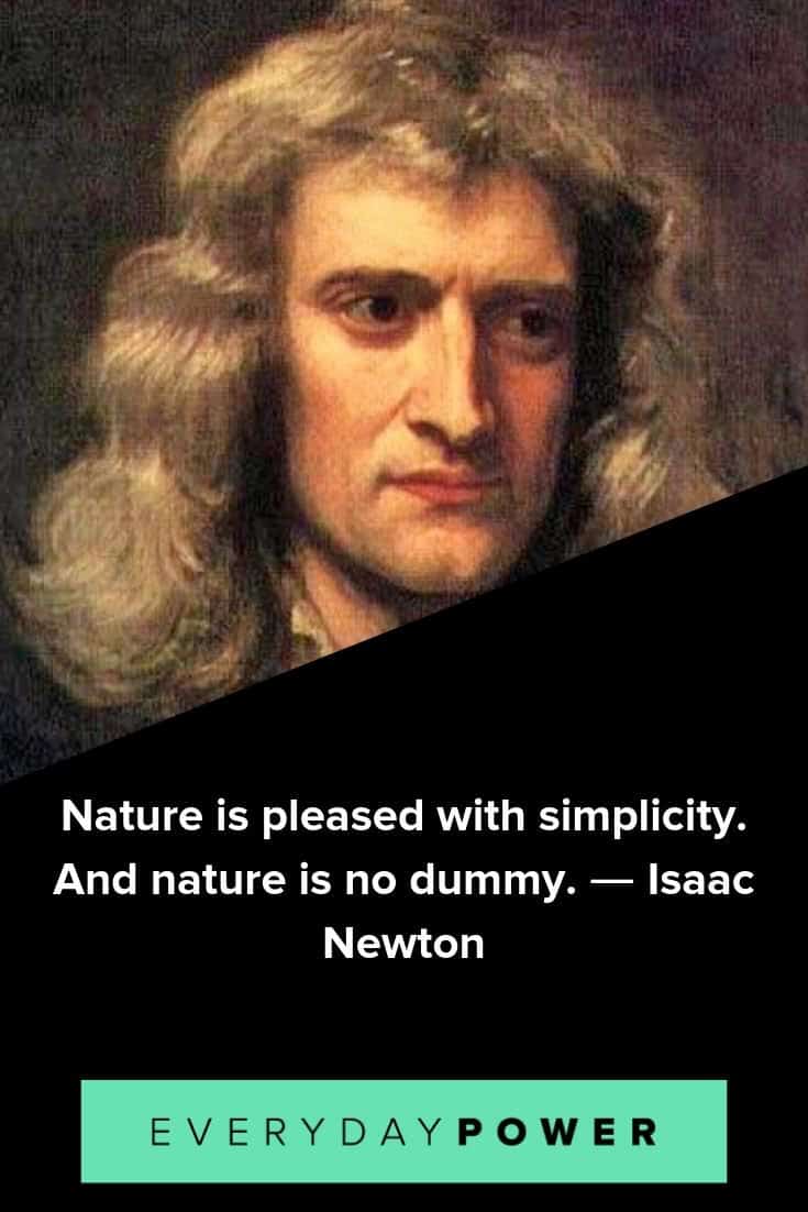 Isaac Newton quotes to inspire and teach