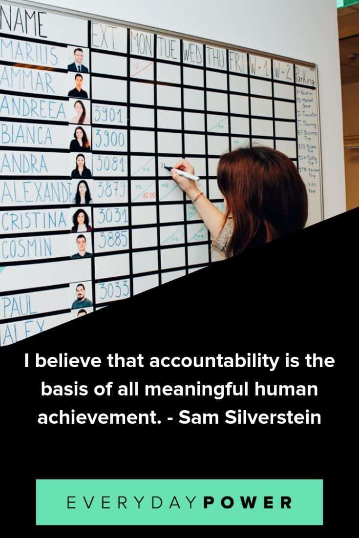 Accountability Quotes To Keep You In Check